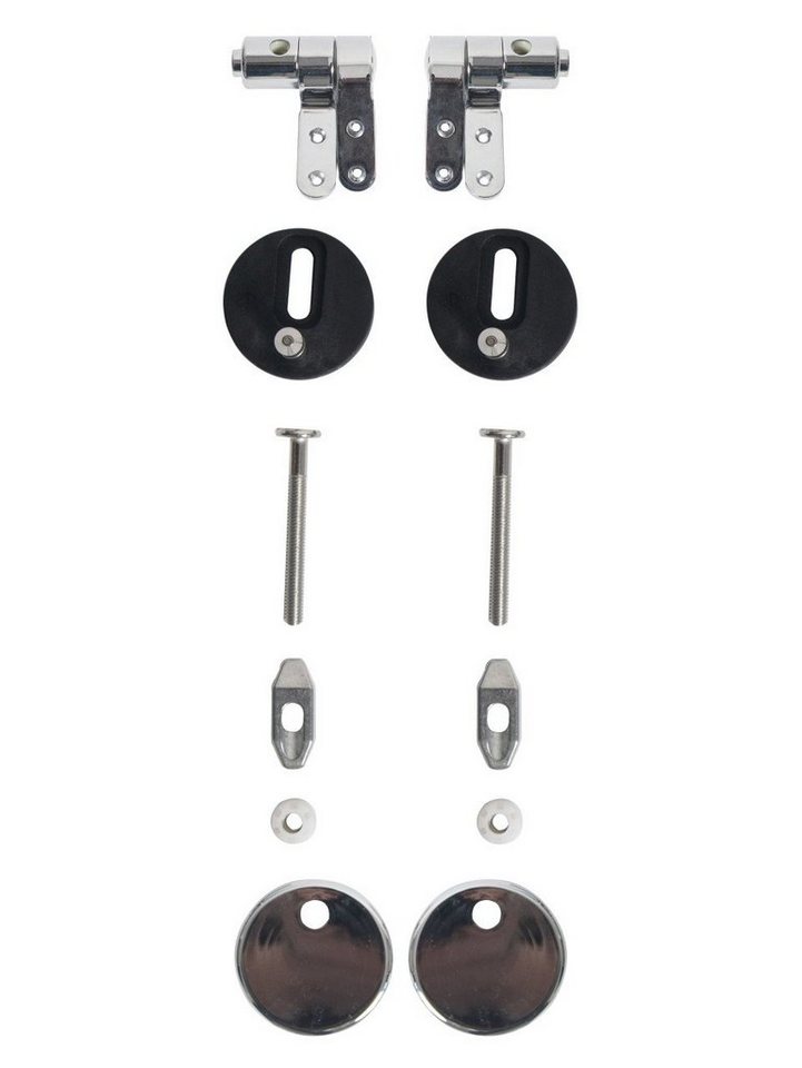Primaster WC-Sitz Primaster Metallscharnier-Set mit Absenkautomatik von Primaster