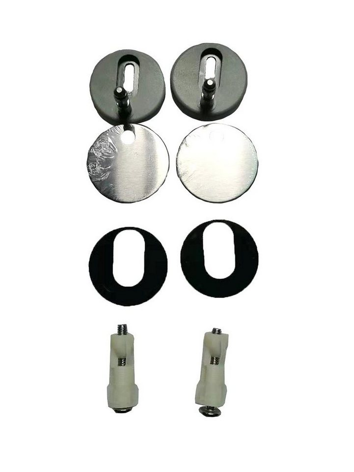 Primaster WC-Sitz Primaster Toilettendeckelbefestigung silber Primaster WC-Sitz Primaster Toilettendeckelbefestigung silber von Primaster