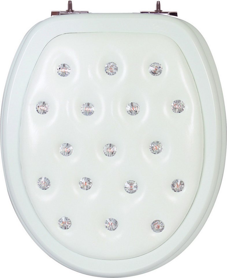 Primaster WC-Sitz Primaster WC-Sitz mit Strasssteinen, Abnehmbar Absenkautomatik Metallscharniere Primaster WC-Sitz Primaster WC-Sitz mit Strasssteinen, Abnehmbar Absenkautomatik Metallscharniere von Primaster