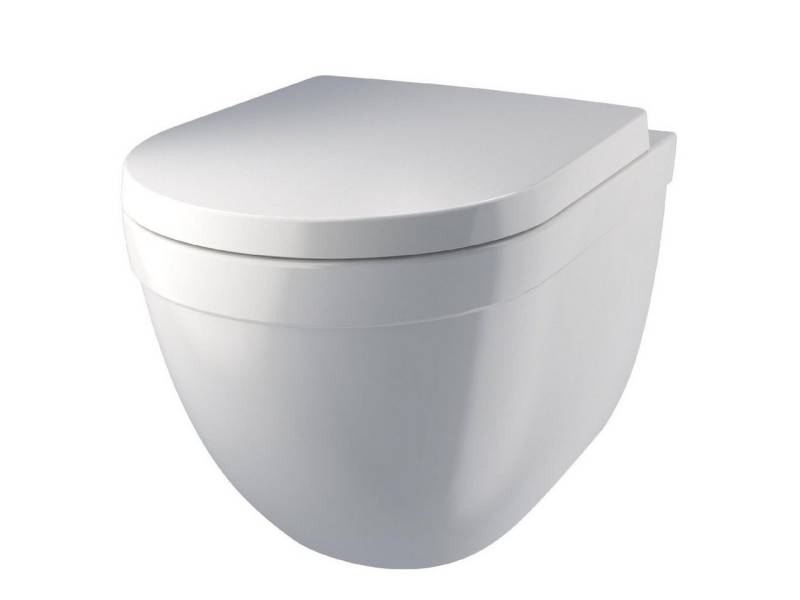 Primaster Wand-WC-Befestigung Primaster Wand WC spülrandlos Megara Tiefspüler von Primaster