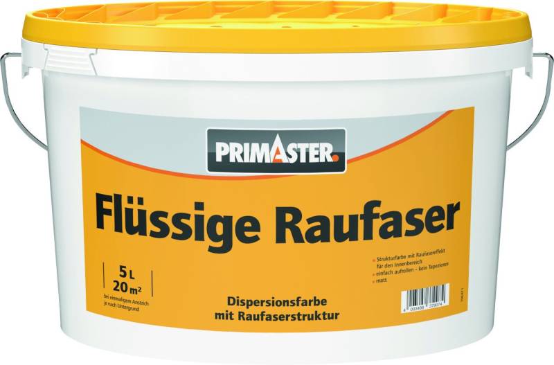 Primaster Wandfarbe Primaster Flüssige Raufaser 5 L weiß matt Primaster Wandfarbe Primaster Flüssige Raufaser 5 L weiß matt von Primaster