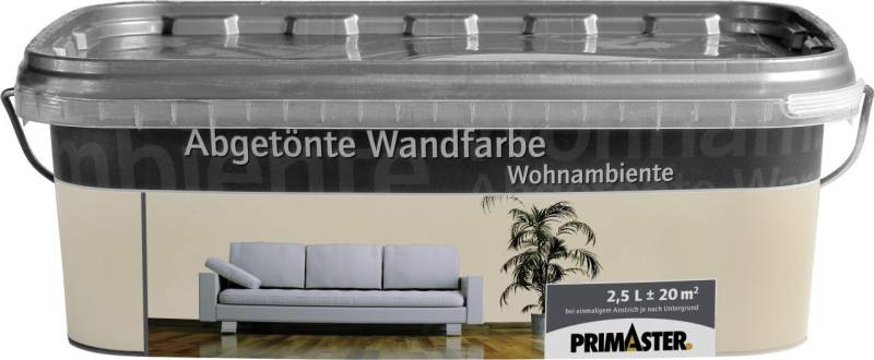 Primaster Wandfarbe Primaster Wandfarbe Wohnambiente 2,5L crema von Primaster