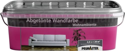 Primaster Wandfarbe Wohnambiente 2,5L Himbeere Matt Innenfarbe Deckenfarbe von Primaster