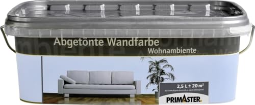 Primaster Wandfarbe Wohnambiente 2,5L Himmelblau Matt Innenfarbe Deckenfarbe von Primaster