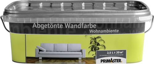 Primaster Wandfarbe Wohnambiente 2,5L Kaktus Matt Innenfarbe Deckenfarbe von Primaster