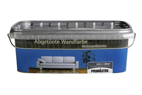 Primaster Wandfarbe Wohnambiente 2,5L Meerblau Matt Innenfarbe Deckenfarbe von Primaster