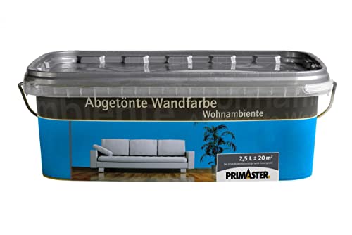 Primaster Wandfarbe Wohnambiente 2,5L Nachtblau Matt Innenfarbe Deckenfarbe von Primaster