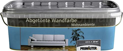 Primaster Wandfarbe Wohnambiente 2,5L Petrol Matt Innenfarbe Deckenfarbe von Primaster