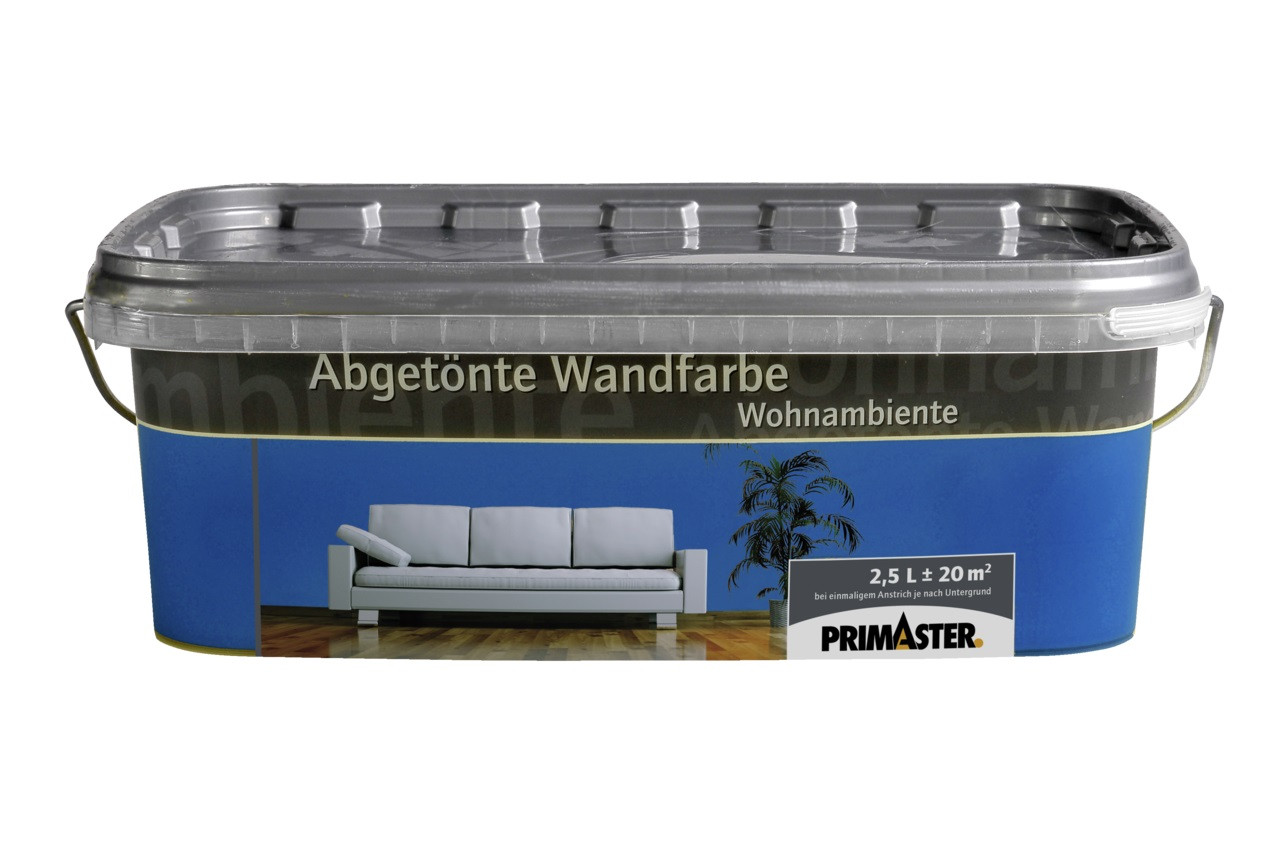 Primaster Wandfarbe Wohnambiente 2,5 L meerblau von Primaster