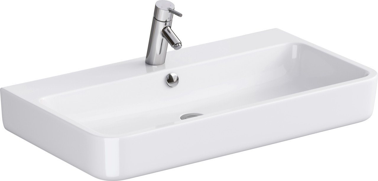 Primaster Waschbecken Primaster Keramikwaschbecken 80 cm Marina weiß Primaster Waschbecken Primaster Keramikwaschbecken 80 cm Marina weiß von Primaster