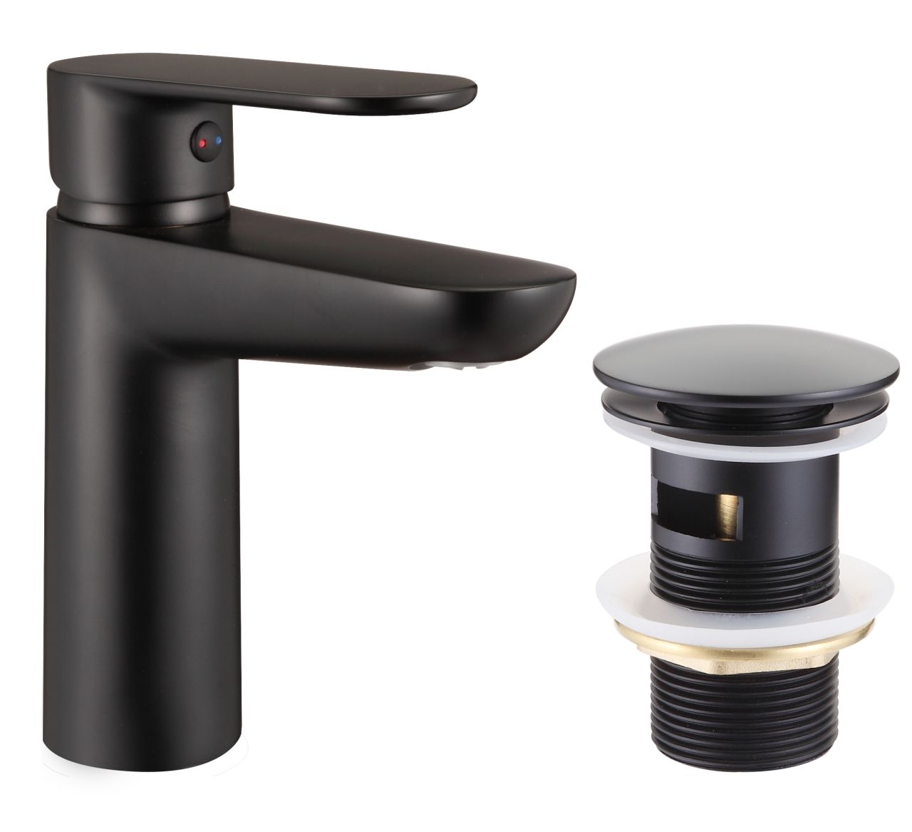 Primaster Waschtischarmatur Prag schwarz matt wassersparend Primaster Waschtischarmatur Prag schwarz matt wassersparend von Primaster