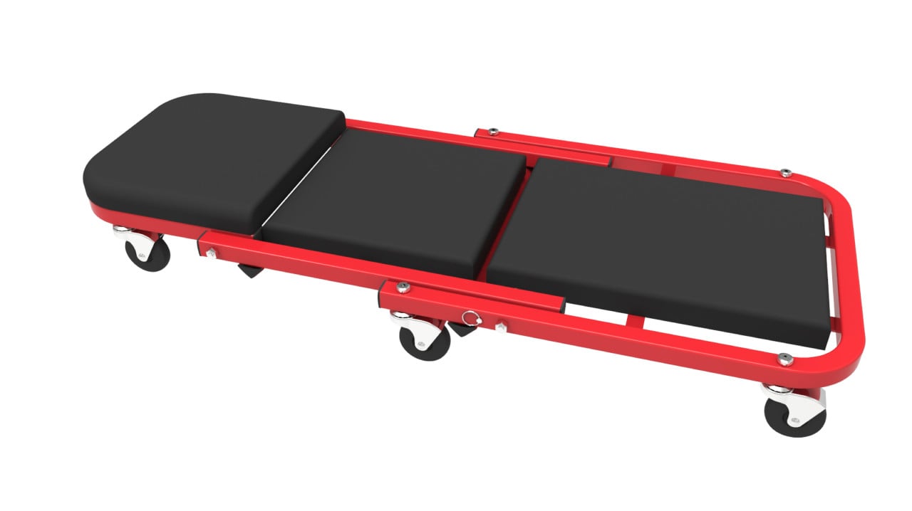 Primaster Werkstatt-Rollliege & Sitz 2 in 1 klappbar 102 x 43 cm von Primaster