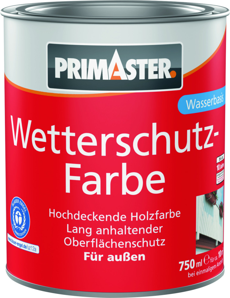Primaster Wetterschutzfarbe 750 ml moosgrün von Primaster