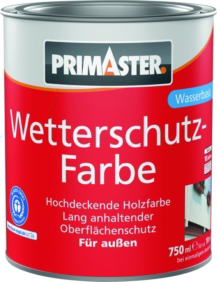 Primaster Wetterschutzfarbe 750 ml taubenblau von Primaster