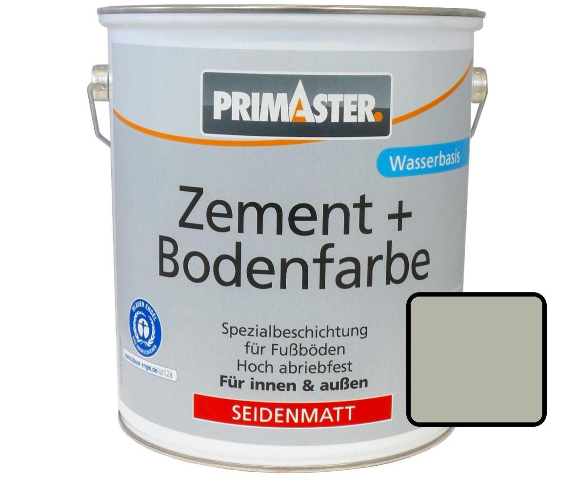 Primaster Zementfarbe und Bodenfarbe 750 ml kieselgrau seidenmatt von Primaster