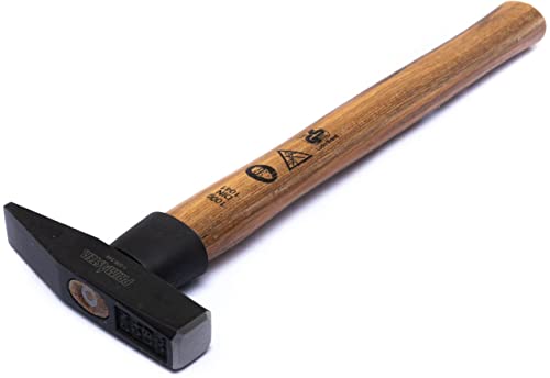 TrendLine Schlosserhammer, 100 g Hammer Werkstatthammer mit Holzstiel von Primaster