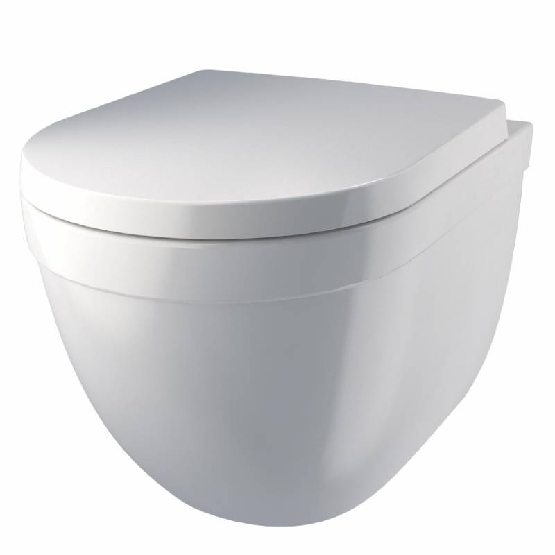 Primaster Wand WC spülrandlos Megara Tiefspüler weiß inkl. WC Sitz Primaster Wand WC spülrandlos Megara Tiefspüler weiß inkl. WC Sitz von Primaster