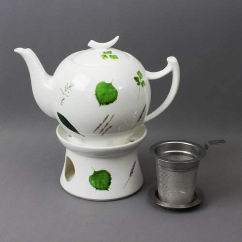 Teekanne 1L + Stövchen + Teefilter - Prima Vera von Primavera