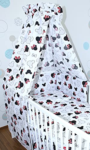 Primawela Babybett Himmel Vollstoff - Minnie - für Baby Bett Vollstoffhimmel Baumwolle Primawela Babybett Himmel Vollstoff - Minnie - für Baby Bett Vollstoffhimmel Baumwolle von Primawela