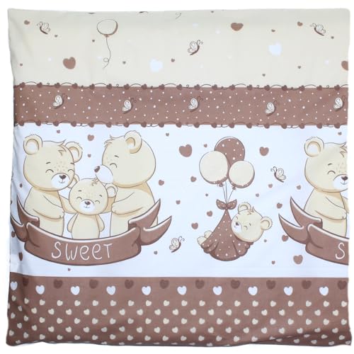 Deko Kissenbezug für Baby Kind Bezug für Kissen 80x80 cm D1 von Primawela