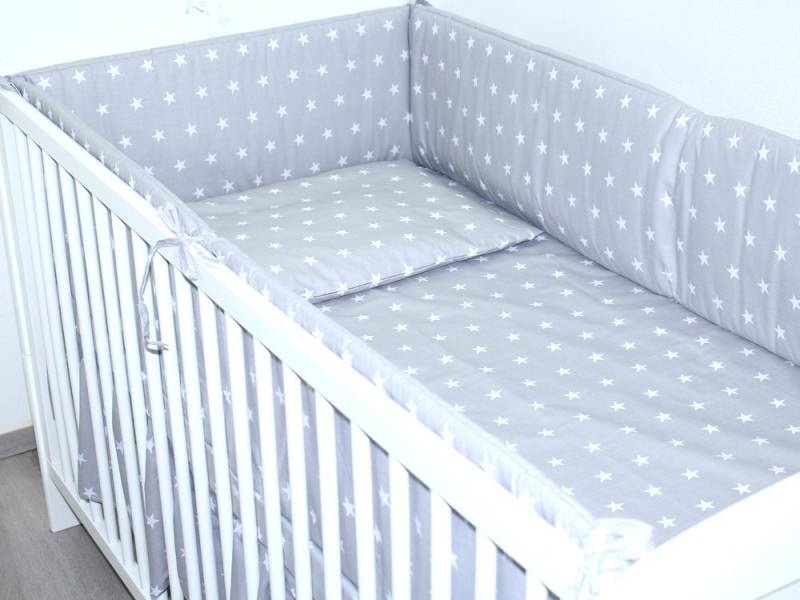 Primawela Babybettwäsche Baby Kinder Bettset- 3-5 teiliges mit 420 Nestchen Bettwäsche, 3 teilig von Primawela