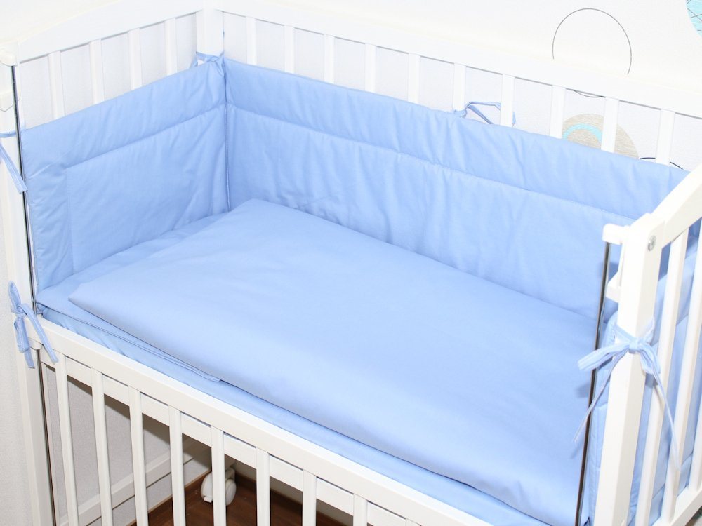 Primawela Beistellbett Baby Bettwäsche für Beistellbett mit Nestchen Spannbettlaken 6 teilig von Primawela