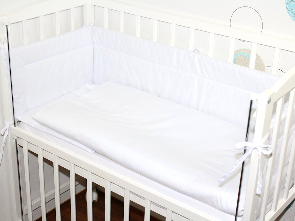 Primawela Beistellbett Baby Bettwäsche für Beistellbett mit Nestchen Spannbettlaken 6 teilig von Primawela