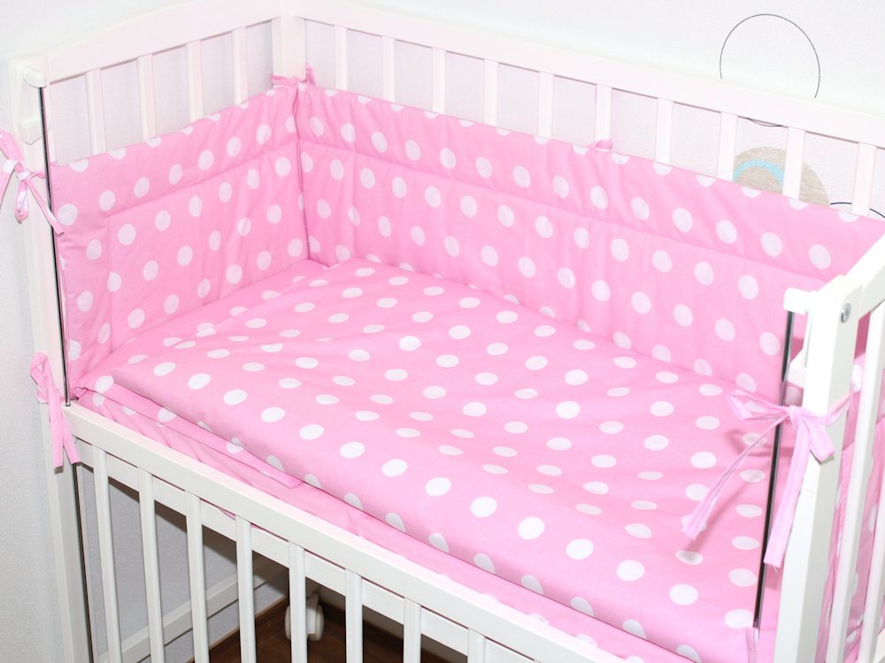 Primawela Beistellbett Baby Bettwäsche für Beistellbett mit Nestchen Spannbettlaken 6 teilig von Primawela