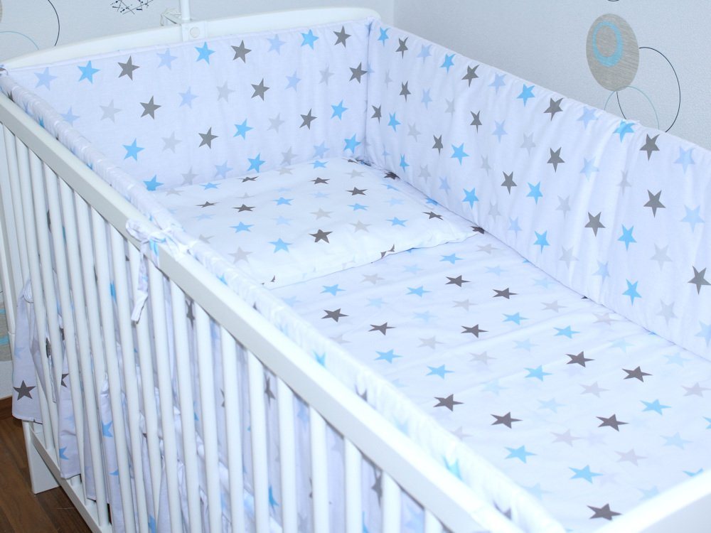 Primawela Bettnestchen Nestchen 420 cm Bettumrandung Baby Bett Kinder Nest Kopfumrandung von Primawela