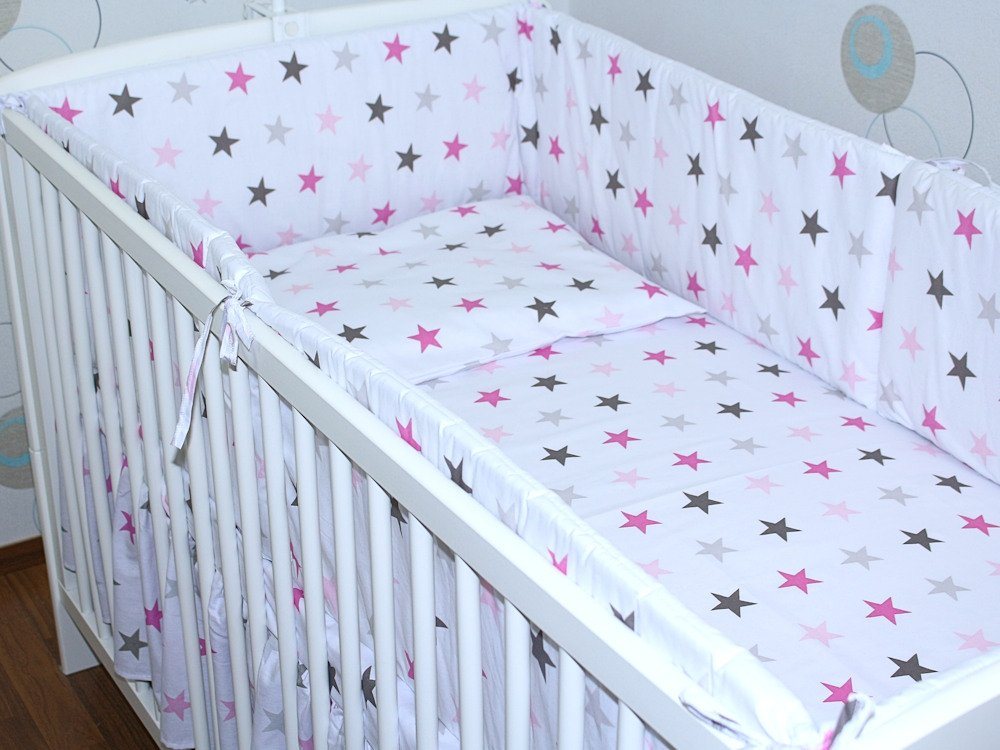 Primawela Bettnestchen Nestchen 420 cm Bettumrandung Baby Bett Kinder Nest Kopfumrandung von Primawela