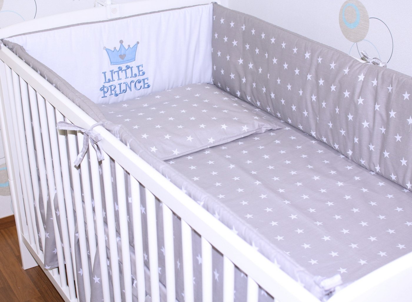 Primawela Bettnestchen Nestchen Applikation 420 cm Bettumrandung Baby Bett Kinder Nest von Primawela