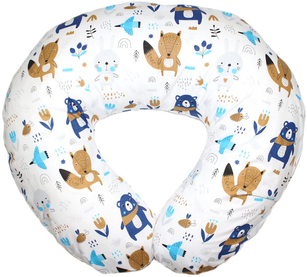 Primawela Stillkissen Baby Lagerungskissen inkl. Bezug Baumwolle von Primawela