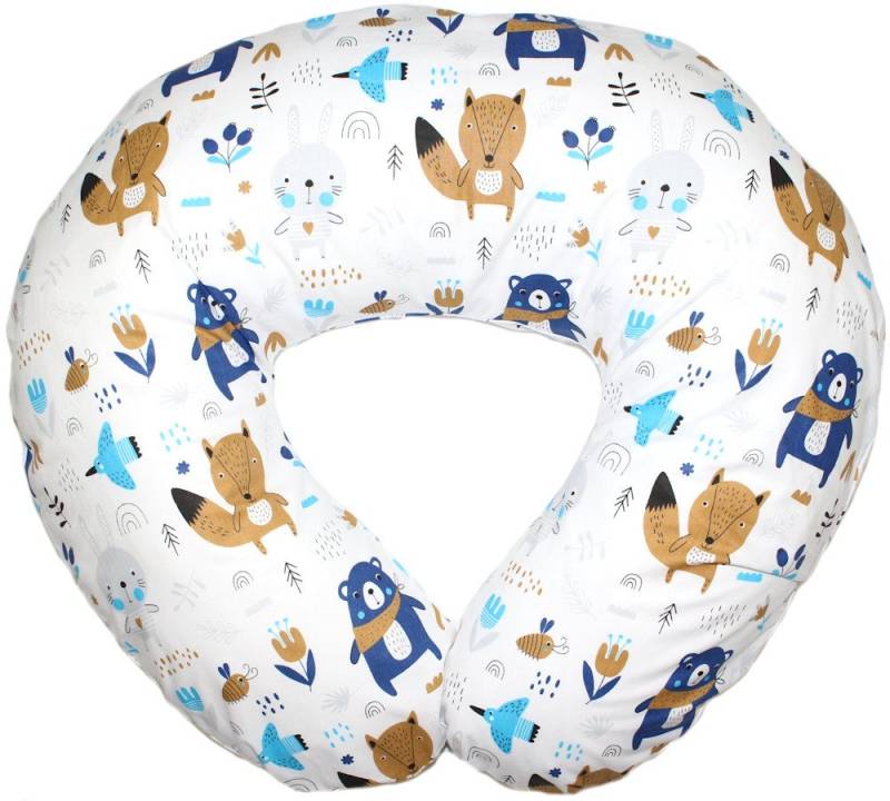 Primawela Stillkissen Baby Lagerungskissen inkl. Bezug Baumwolle von Primawela