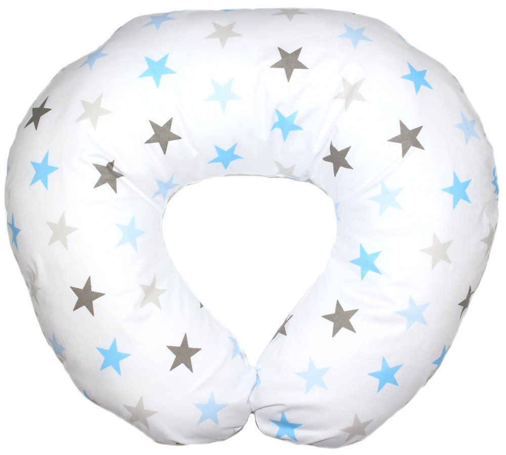 Primawela Stillkissen Baby Lagerungskissen inkl. Bezug Baumwolle von Primawela