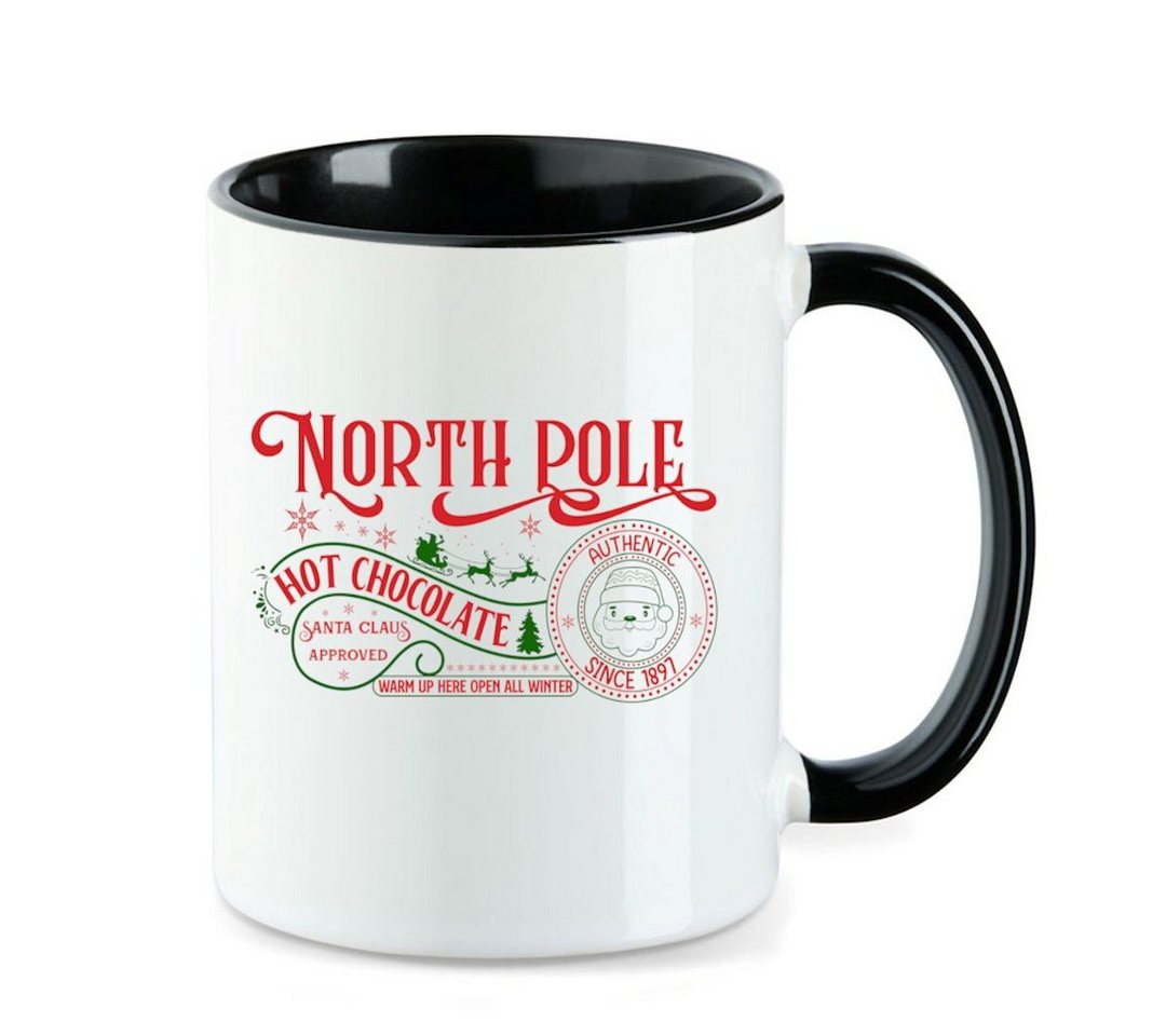 Primawela Tasse Advent Weihnachten Tasse North Pole Kaffeetasse Weihnachtsmotiv von Primawela