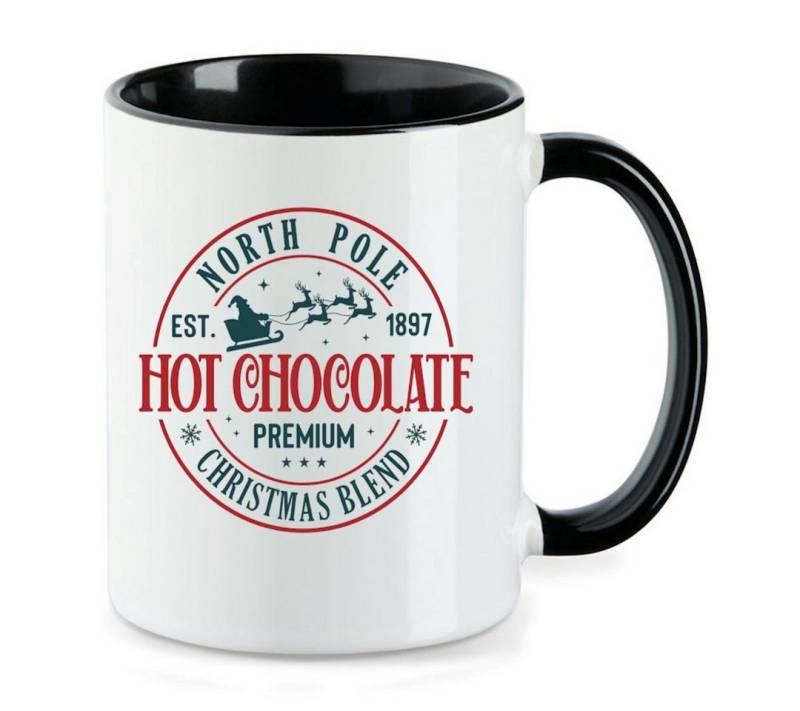 Primawela Tasse Tasse Advent Weihnachten North Pole Kaffeetasse Weihnachtsmotiv von Primawela