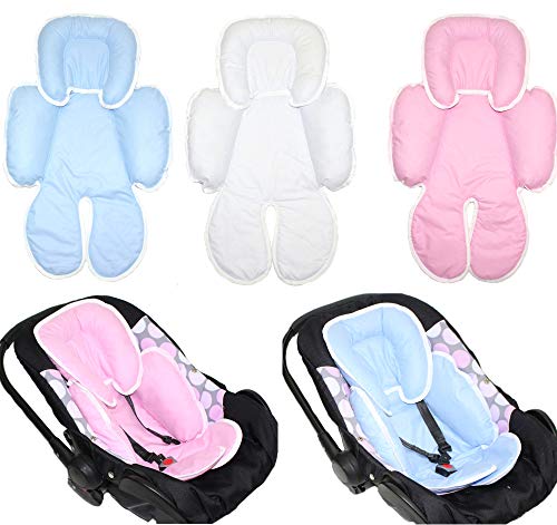 Primawela Sitzverkleinerer - Baumwolle Baby Kind für Auto Kindersitz Babyschale Einsatz (Rosa) von Primawela