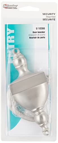 Defender Security U 10366 Deluxe, die über die Tür Knocker Schnecke, satiniert, vernickelt von Prime-Line