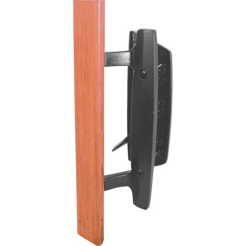 PRIME-LINE C 1131 Schiebetürgriff-Set aus Glas, Schwarz, 1 Pack von Prime-Line
