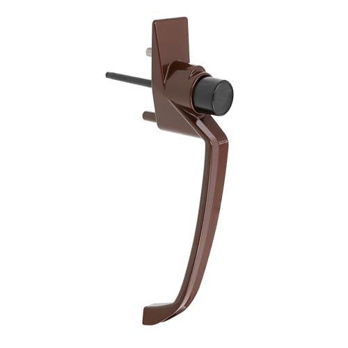 Prime-Line K 50827 Storm and Screen Türdruckknopf-Set mit Innenriegel 3,8 cm Lochmitte, Schlag und Schrauben, Braun (Einzelpackung) von Prime-Line