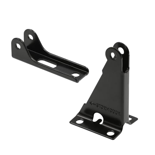 Prime-Line K 55608 Storm and Screen Türschließer Jamb Bracket Reparaturset, Schwarz (Einzelpackung) von Prime-Line