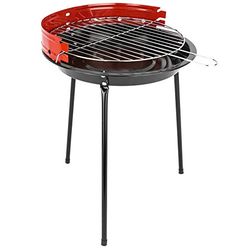 PrimeMatik KH096-VCES Kohlegrill 33 cm mit BBQ Grill für Garten und Camping (KH096) von PrimeMatik