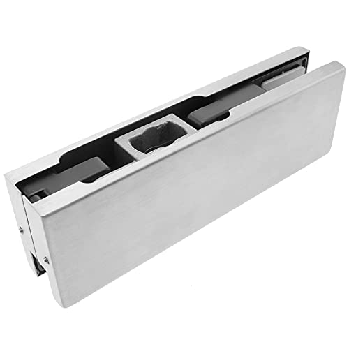 PrimeMatik - Unterer Klammer in Aluminium für Glastür Bodentürschliesser von PrimeMatik