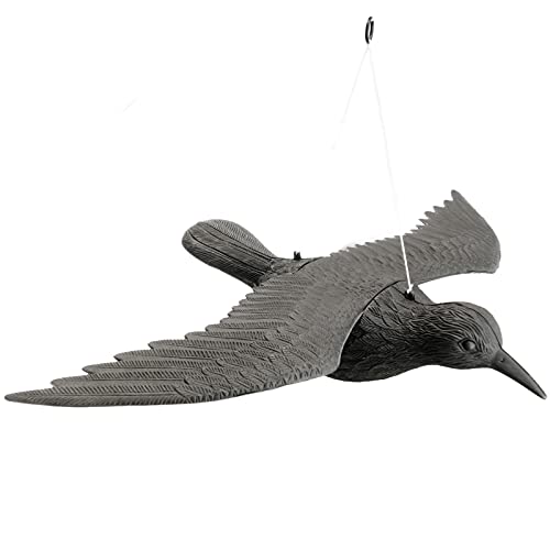 PrimeMatik - Vogelscheuche Fliegender Rabe Figur 58x42 cm von PrimeMatik