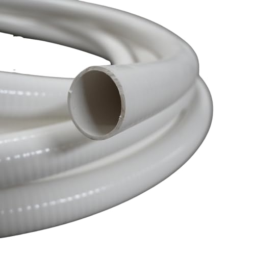 (15 Meter) 1,5" PVC-Flex-Schlauch Spiralschlauch Pumpenschlauch Druckschlauch für Pools Whirlpools chlorbeständig Rollenware von PrimeRelax