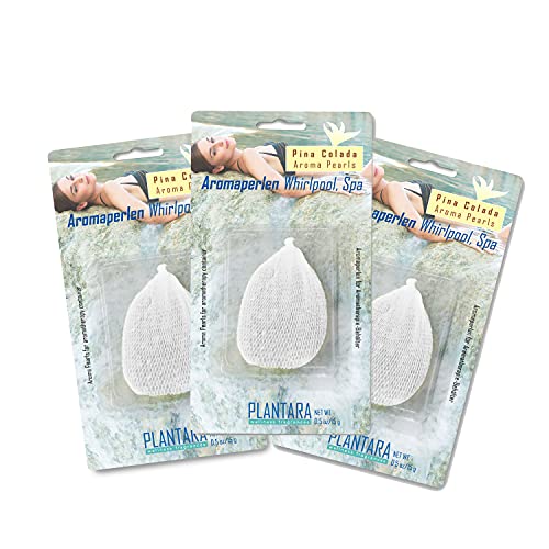 3er-Set Whirlpool Aromaperlen - 3 x 15g Duftperlen im Netz für Aromatherapie - Duftrichtung Pina Colada von PrimeRelax