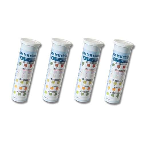 4er-Sparset (= 200 Teststreifen) Bayrol SpaTime Teststreifen für Whirlpool | Wasserpflege Whirlpool mit 5 Funktionen: pH-Wert Chlor/Brom Aktivsauerstoff Alkalinität Gesamthärte. Ohne Original-Umkarton von PrimeRelax