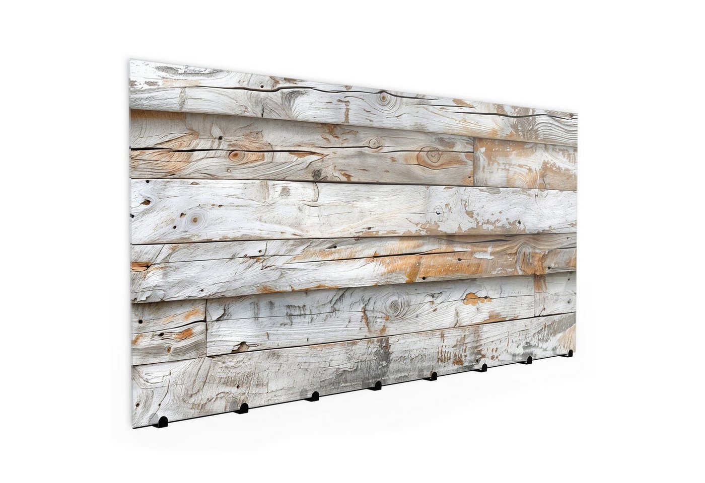 Primedeco Garderobenpaneel Kleiderhaken aus Glas Verwittertes Holz Brettpanel (1 St., Inkl. Magnete, Stifte und Montagematerial), Magnetisch & Beschreibbar Primedeco Garderobenpaneel Kleiderhaken aus Glas Verwittertes Holz Brettpanel (1 St., Inkl. Magnete, Stifte und Montagematerial), Magnetisch & Beschreibbar von Primedeco