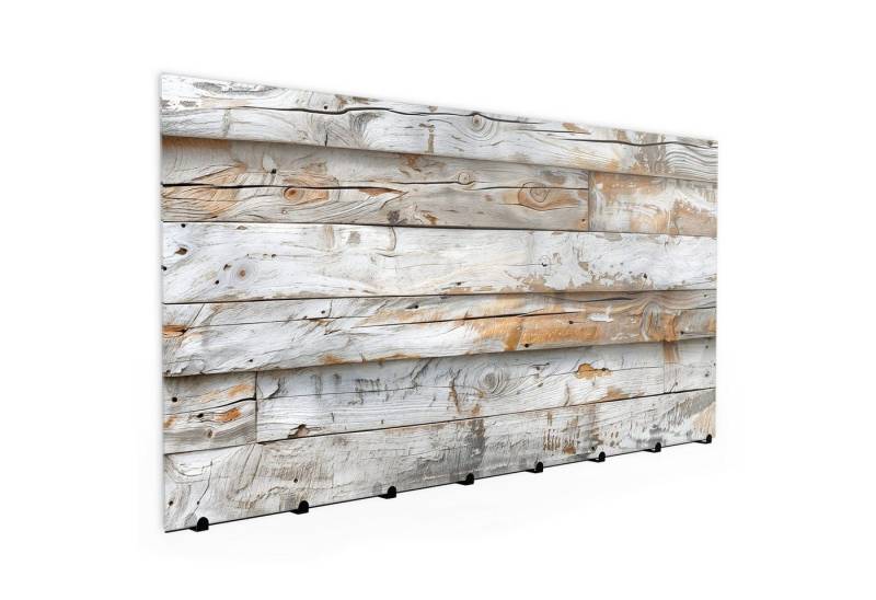 Primedeco Garderobenpaneel Kleiderhaken aus Glas Verwittertes Holz Brettpanel (1 St., Inkl. Magnete, Stifte und Montagematerial), Magnetisch & Beschreibbar Primedeco Garderobenpaneel Kleiderhaken aus Glas Verwittertes Holz Brettpanel (1 St., Inkl. Magnete, Stifte und Montagematerial), Magnetisch & Beschreibbar von Primedeco
