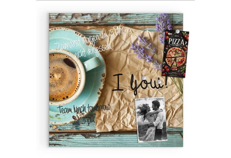 Primedeco Magnettafel Glas Tasse und Lavendel Pinnwand Whiteboard beschreibbar, (Inklusive Stift, Magnete und Montagematerial, 1-tlg., 9 verschiedene Größen), Magnetisch und Beschreibbar Primedeco Magnettafel Glas Tasse und Lavendel Pinnwand Whiteboard beschreibbar, (Inklusive Stift, Magnete und Montagematerial, 1-tlg., 9 verschiedene Größen), Magnetisch und Beschreibbar von Primedeco